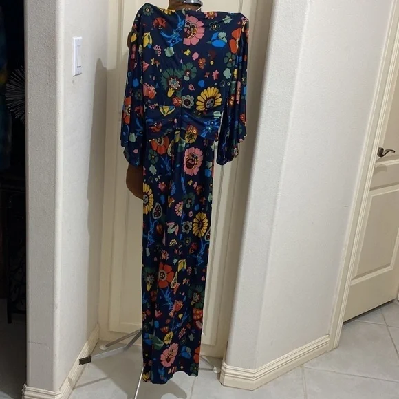 Boden Icons Evelyn Floral Jumpsuit Size 4